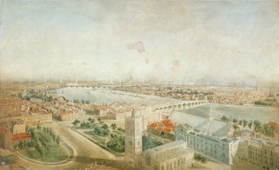 Westminster, Londen, ca. 1830 door Thomas Kearnan