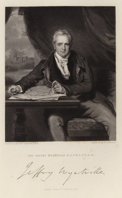Portret van Sir Jeffry Wyattville door Thomas Lawrence