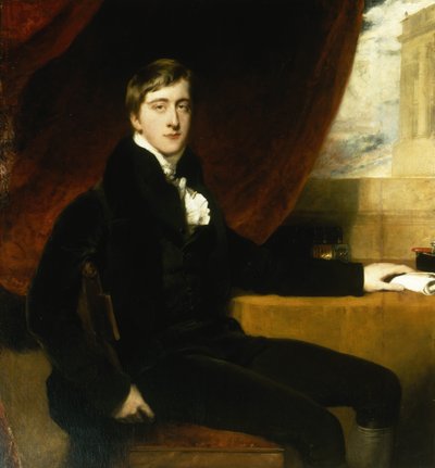 Portret van William Spencer Cavendish, 6e Hertog van Devonshire door Thomas Lawrence