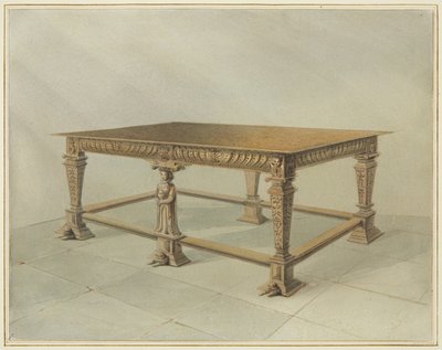 Communietafel van oud eikenhout, St John