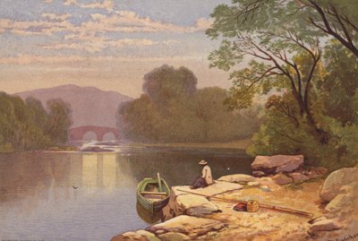 Killarney Meren, Oude Weir Brug door Thomas Leeson the Elder Rowbotham