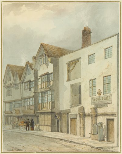 Wolhal in Thomas Street door Thomas Leeson the Elder Rowbotham