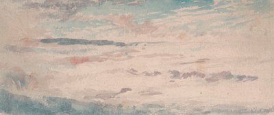 Wolkstudie - Blauwe en Rode Gevlekte Alto - Cumulus door Thomas Lindsay