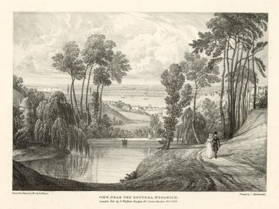 Uitzicht nabij de Rotunda, Woolwich, Londen door Thomas Mann Baynes