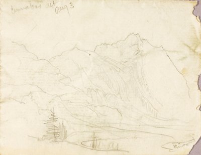 Cinnaber Mt. door Thomas Moran