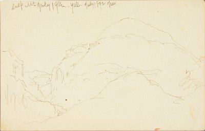 Sulphur Mt., Yellowstone door Thomas Moran