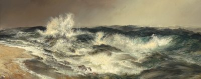 De Veel Klinkende Zee, 1884 door Thomas Moran