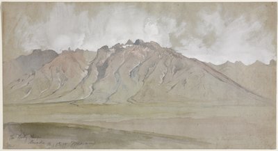 De Ruby Range, Nevada door Thomas Moran