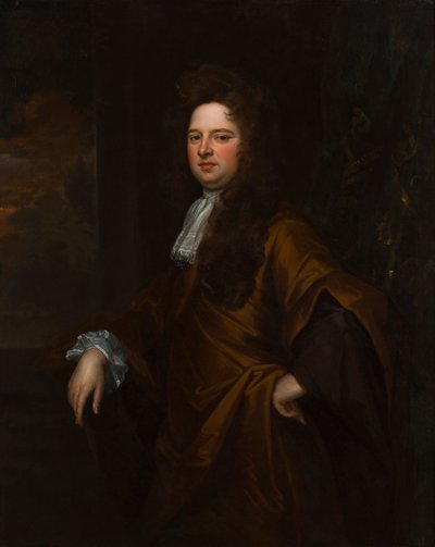 Portret van een man, mogelijk een zelfportret door Thomas Murray