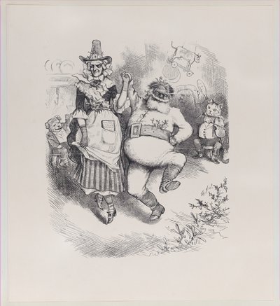 Een vrolijk kerstfeest door Thomas Nast