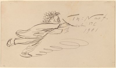 Handtekening, "TH. Nast, 17 Okt. 1901" door Thomas Nast