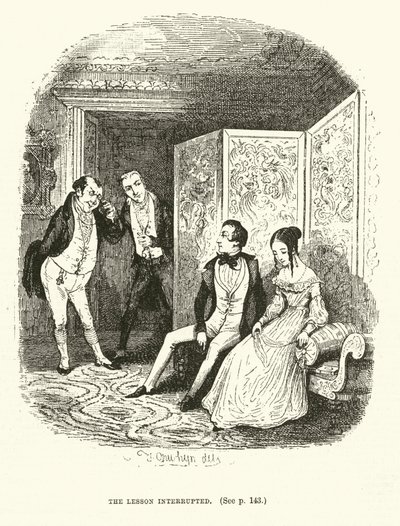 Illustratie voor Valentine Vox (gravure) door Thomas Onwhyn