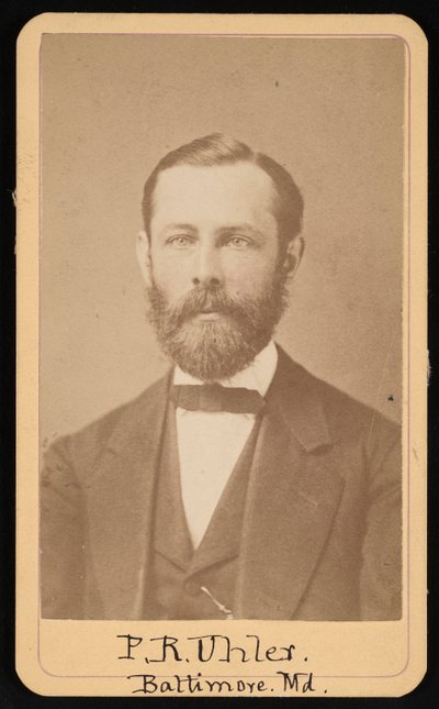Portret van Philip Reese Uhler 1835-1913 door Thomas P Varley