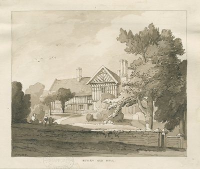 Betley Old Hall door Thomas Peploe Wood