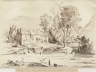 Dovedale - Thorpe Mill door Thomas Peploe Wood