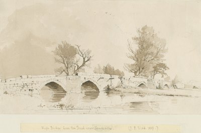 Handsacre - Oude Hoge Brug door Thomas Peploe Wood