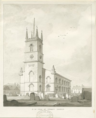 Hanley Kerk door Thomas Peploe Wood