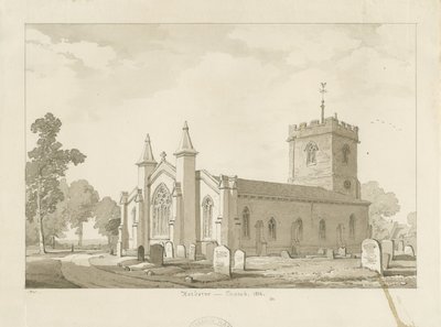 Harborne Kerk door Thomas Peploe Wood