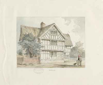 Madeley - Oud Huis door Thomas Peploe Wood
