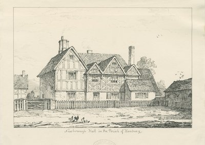 Newborough Hall door Thomas Peploe Wood