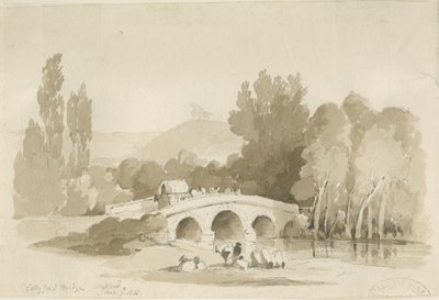 Hollyford Bridge, Milford door Thomas Peploe Wood