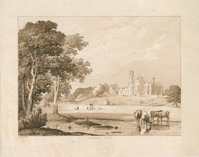 "Thickbroom Hall" [Manley Hall] door Thomas Peploe Wood