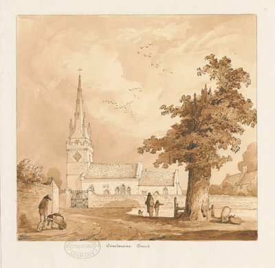 Wombourne Kerk door Thomas Peploe Wood