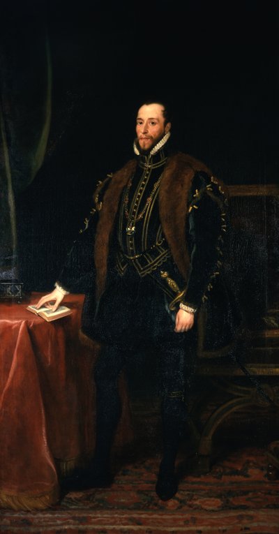 Een historisch portret van Thomas, 7e Graaf van Northumberland door Thomas Phillips