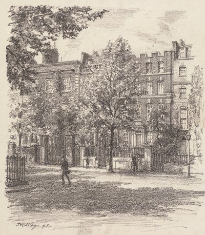 No.4 Cheyne Walk, Chelsea door Thomas Robert Way