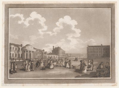 The Steine An Excursion to Brighthelmstone, June 1, 1790 door Thomas Rowlandson, Samuel Alken
