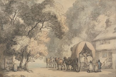 Een vrachtwagen door Thomas Rowlandson