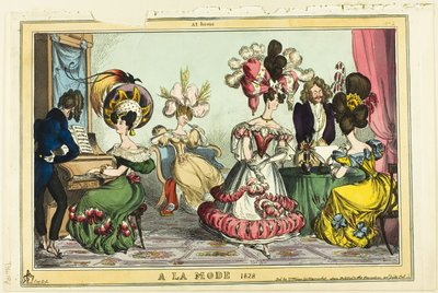 A La Mode door Thomas Rowlandson