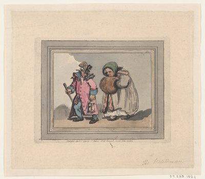 Een terugkeer van een bezoek door Thomas Rowlandson