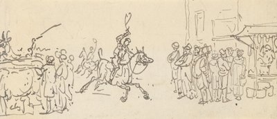 Albumtekening door Thomas Rowlandson