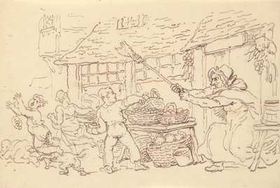 Albumtekening door Thomas Rowlandson