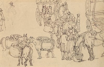 Albumtekening door Thomas Rowlandson