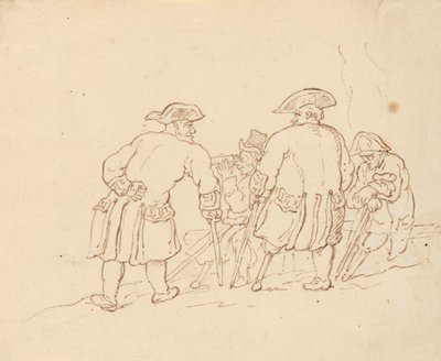 Albumtekening door Thomas Rowlandson