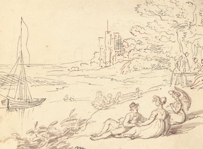 Albumtekening door Thomas Rowlandson