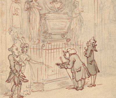 Albumtekening door Thomas Rowlandson