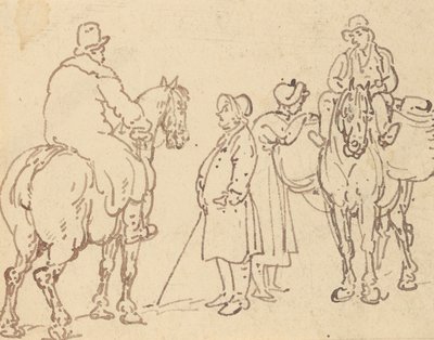 Albumtekening door Thomas Rowlandson