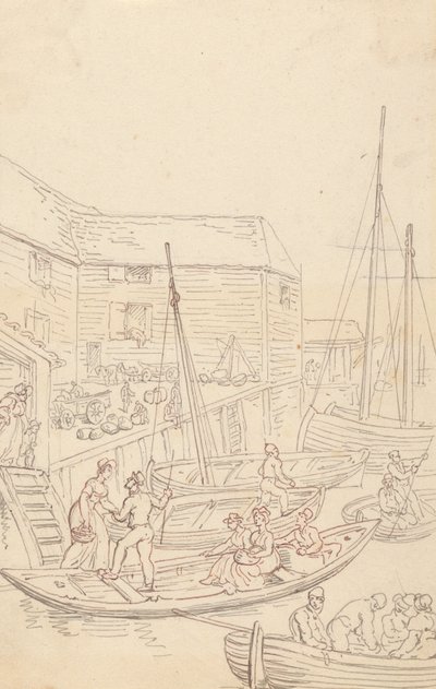 Albumtekening door Thomas Rowlandson