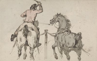 Een Engelse postiljon door Thomas Rowlandson