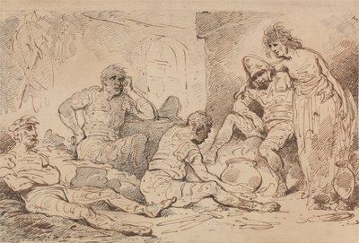 Bandieten door Thomas Rowlandson