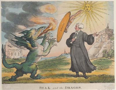 Bel en de draak door Thomas Rowlandson