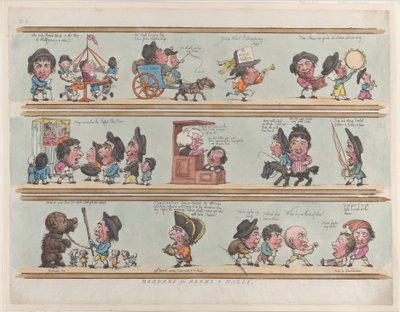 Randen voor kamers en hallen, plaat 8 door Thomas Rowlandson
