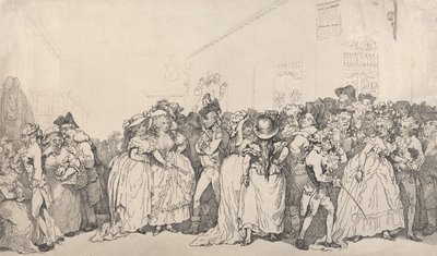 Box Lobby-ligstoelen door Thomas Rowlandson