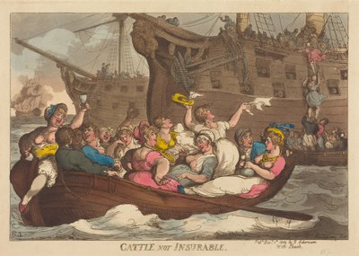 Vee is niet verzekerbaar door Thomas Rowlandson