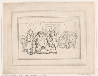 Comforts of Bath, Plaat 1, 6 januari 1798 door Thomas Rowlandson