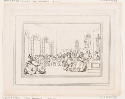 Comforts of Bath, Plaat 3, 6 januari 1798 door Thomas Rowlandson