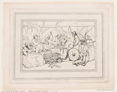 Comforts of Bath, plaat 4 door Thomas Rowlandson